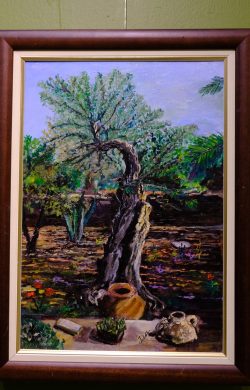 ÇEKTİĞİ FOTOĞRAFLARI RESME DÖNÜŞTÜREN RESSAM JÜLİDE DAMAR’IN SERGİSİ ORHAN PEKER’DE