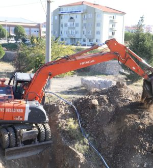 İLK YAĞMUR SUYU HATTI BÖLGEYİ RAHATLATACAK