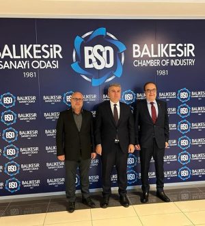 Milletvekili Mustafa Canbey’den Sanayi Odası ve Eğitim-Bir-Sen’e Hayırlı Olsun Ziyareti