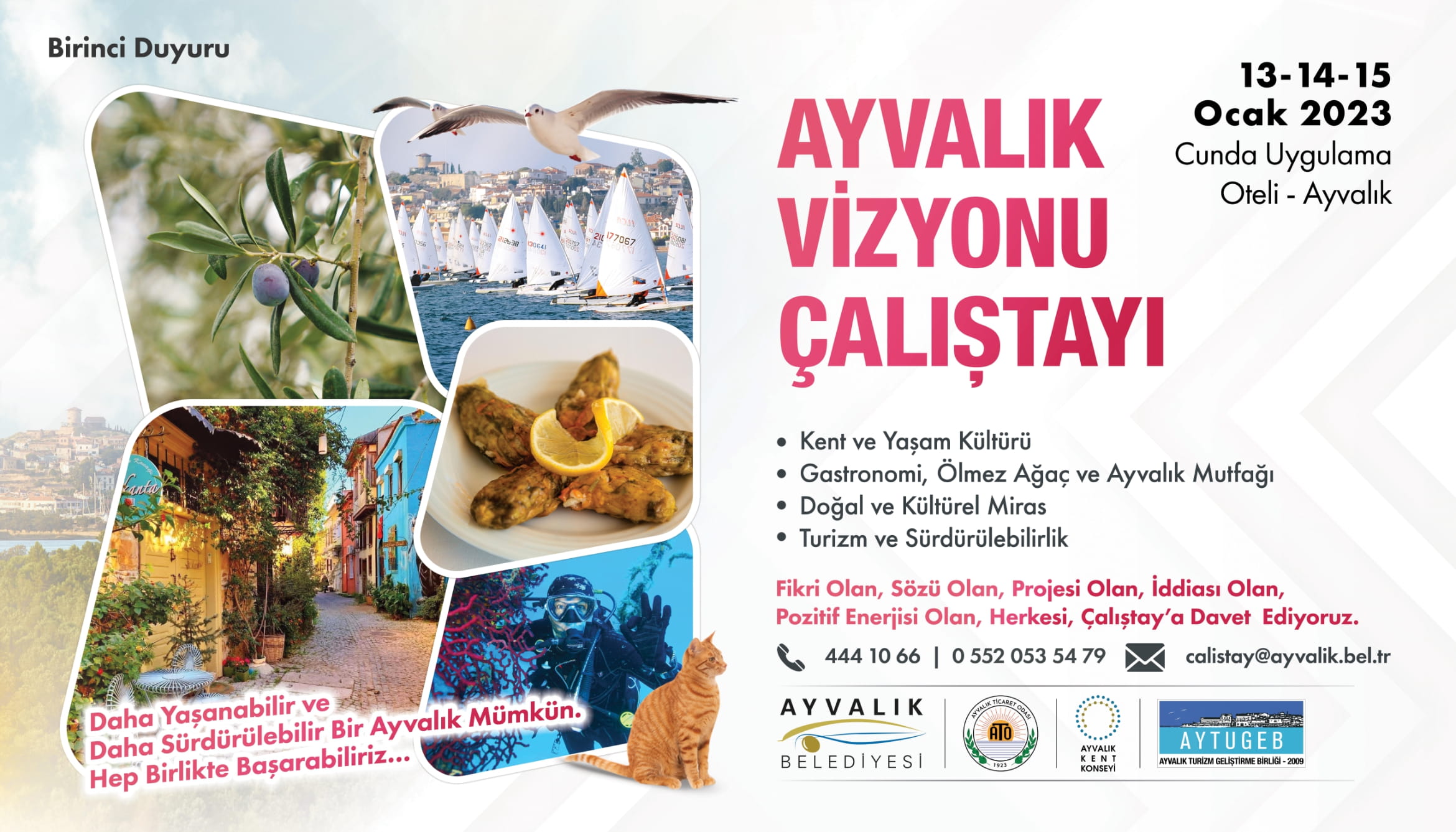 AYVALIK VİZYONU ÇALIŞTAYI’NA KATKI KOYMAK İSTEYENLER İÇİN SON İKİ GÜN… (4)