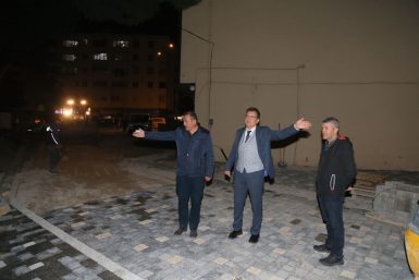 BAŞKAN ARSLAN’DAN GECE DENETİMİ