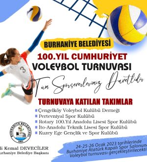 BURHANİYE’DE VOLEYBOL HEYECANI BAŞLIYOR