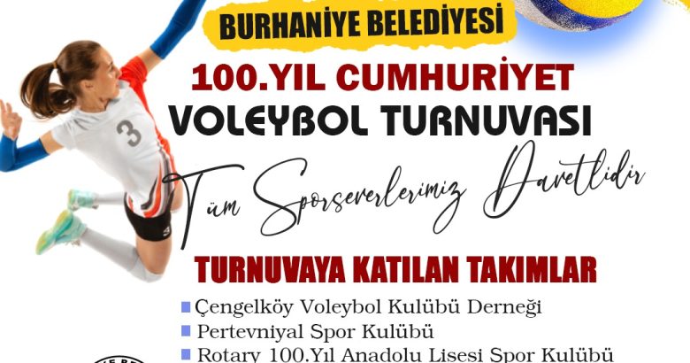  BURHANİYE’DE VOLEYBOL HEYECANI BAŞLIYOR