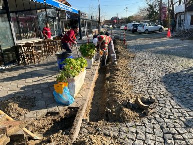 GÜRE’DE ALTYAPI GÜÇLENDİRİLİYOR