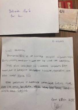 Çocuklardan gelen iki mektup