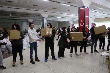 BURHANİYE BELEDİYESİ DEPREM İÇİN SEFERBER OLDU