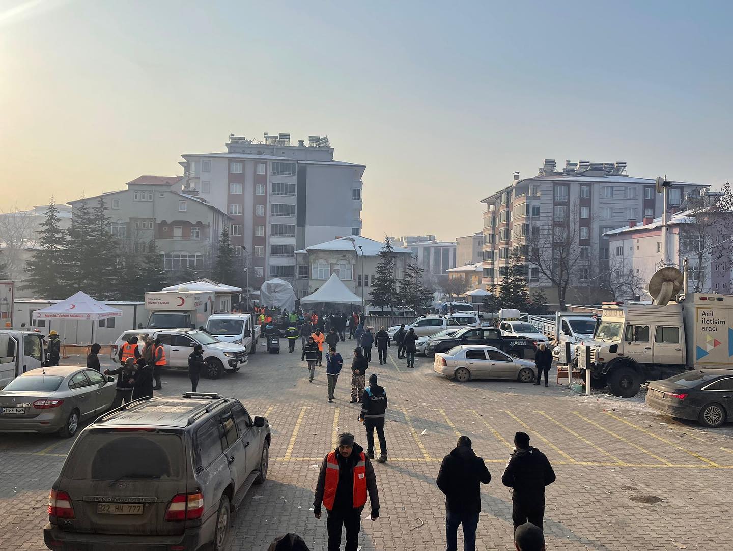 Başkan Arslan, deprem bölgesi (4)