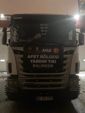 Balıkesir den deprem bölgesine gönül köprüsü