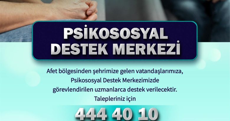  Depremzedelere ücretsiz psikososyal destek