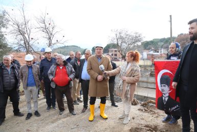 GÜRE YASSIÇALI’DA KÜLTÜR EVİ İNŞASI BAŞLADI