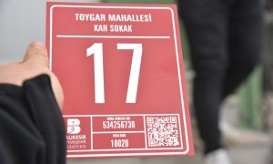 Büyükşehir’den Balıkesir’e  kare kodlu akıllı numarataj