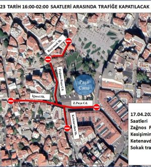 Çarşı merkezde yollar trafiğe kapanıyor