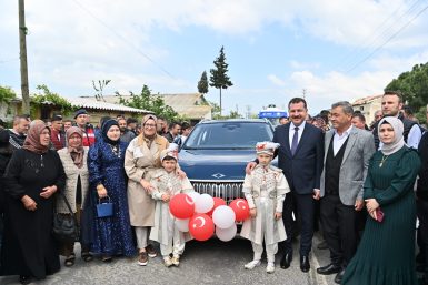 TOGG şehit çocuklarının sünnet arabası oldu