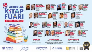 3. Altıeylül Kitap Fuarı kapılarını açıyor