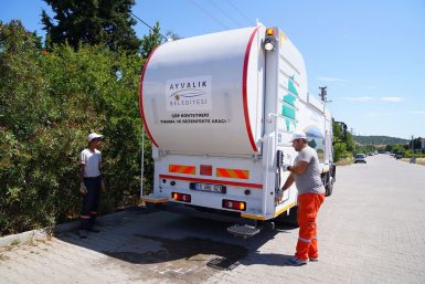 FİLOYA KONTEYNER YIKAMA VE DEZENFEKSİYON ARACI KATILDI