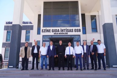 AYVALIK VE EZİNE GIDA OSB’LERİ ARASINDA BİLGİ ALIŞVERİŞİ