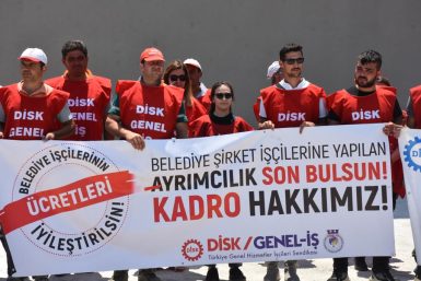 Belediye işçileri Balıkesir’den sesini yükseltti