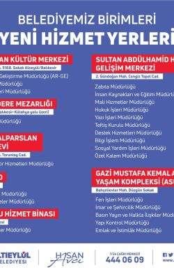 KENDİ BİNALARIMIZDA HİZMET VERMEYE DEVAM EDİYORUZ