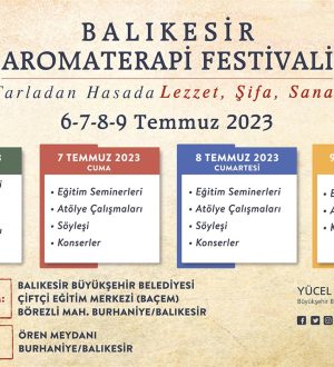 Aromaterapinin şifalı dünyasına yolculuk başlıyor