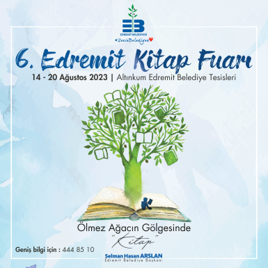 6. Edremit Kitap Fuarı 14 Ağustos’ta Başlıyor!