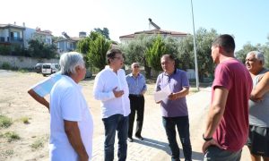 Başkan Arslan, Altınkum’da çalışmaları denetledi