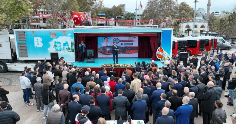  Balıkesir Büyükşehir den Bandırma ya 55 yeni otobüs