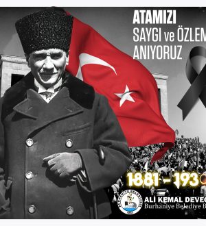 Burhaniye Belediyesi 10 Kasım İlanı