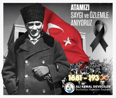 Burhaniye Belediyesi 10 Kasım İlanı