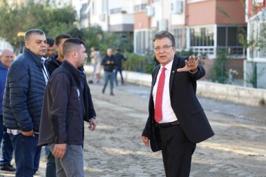 BAŞKAN ARSLAN ÇALIŞMALARI YERİNDE TAKİP ETTİ
