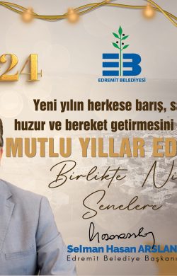 EDREMİT BELEDİYESİ YILBAŞI KUTLAMA İLANI