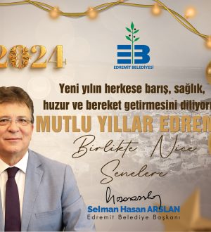 EDREMİT BELEDİYESİ YILBAŞI KUTLAMA İLANI