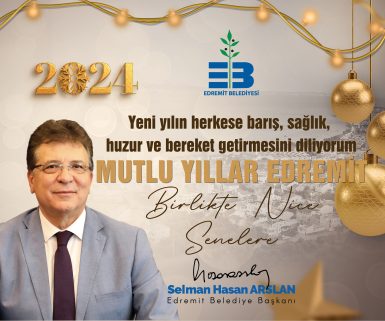 EDREMİT BELEDİYESİ YILBAŞI KUTLAMA İLANI