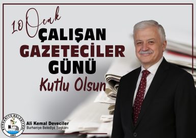 BURHANİYE BELEDİYESİ 10 OCAK ÇALIŞAN GAZETECİLER GÜNÜ KUTLAMA İLANI