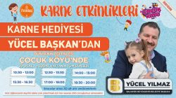 Çocuklara en güzel karne hediyesi Yücel Yılmaz dan