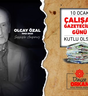 KARESİ BELEDİYESİ 10 OCAK ÇALIŞAN GAZETECİLER GÜNÜ İLANI