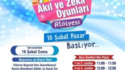 KARESİ’DE AKIL VE ZEKA OYUNLARI ATÖLYESİ BAŞLIYOR