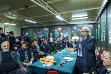 Başkan Deveciler Hürriyet Mahallesi’ndeki Hemşehrileriyle Buluştu