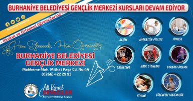 GENÇLİK MERKEZİ KURSLARI DEVAM EDİYOR