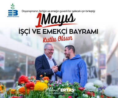 Edremit Belediyesi İşçi ve Emekçi Bayramı Kutlama İlanı