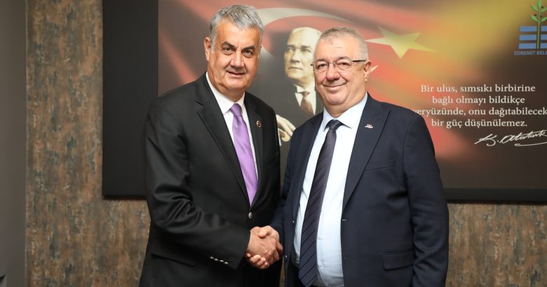  Başkan Mehmet Ertaş’a hayırlı olsun ziyareti