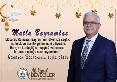 Burhaniye Belediyesi Ramazan Bayramı Kutlama İlanı