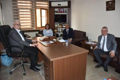 EGE VE MARMARA ÇEVRECİ BELEDİYELER BİRLİĞİ BAŞKANI DEVECİLER’E İLK ZİYARET MEHMET ERTAŞ’TAN