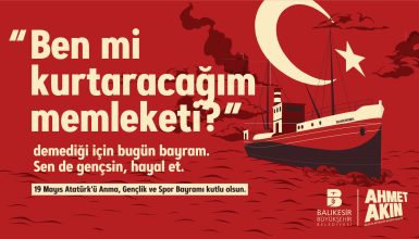Balıkesir Büyükşehir Belediyesi 19 Mayıs Kutlama İlanı