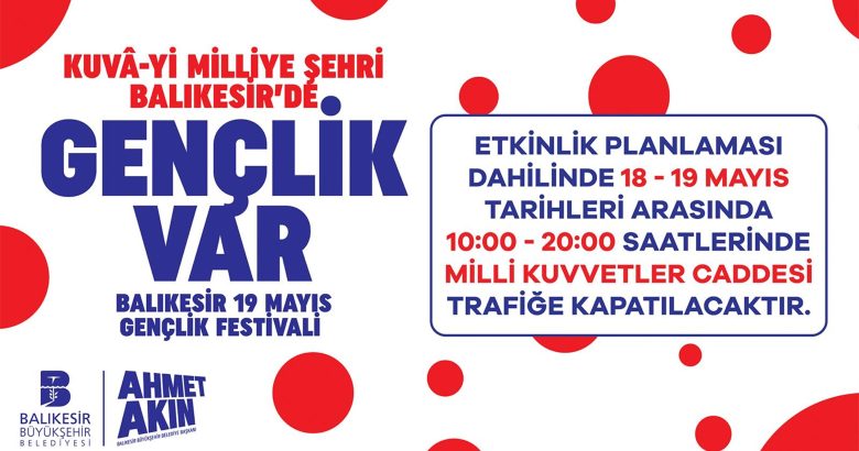  Balıkesir de Gençlik Festivali fırtınası esecek