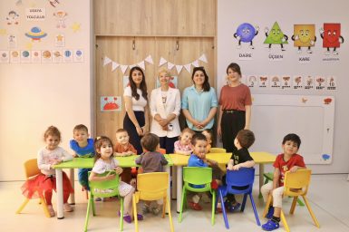 BURHANİYE BELEDİYESİ, KREŞ ÖĞRENCİLERİNE  OKUL OLGUNLUĞU TESTİ UYGULUYOR