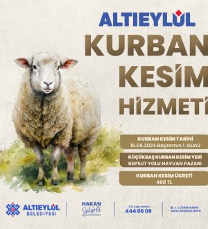 Altıeylül’den Kurban Kesim Hizmeti