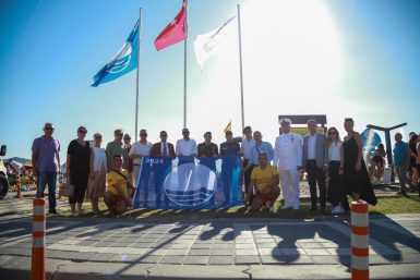 ÖĞRETMENLER MAHALLESİ PLAJI’NDA MAVİ BAYRAK TÖRENİ GERÇEKLEŞTİ