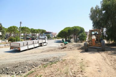 BURHANİYE’DE YÜRÜYÜŞ VE BİSİKLET YOLU ÇALIŞMALARI BAŞLADI