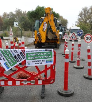 SARIKIZ MAHALLESİ’NDE DOĞALGAZ ÇALIŞMALARI BAŞLADI