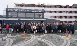 BAŞKAN DEVECİLER GAZETECİLERİ AĞIRLADI